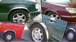 BMW 7-serie E38 1994–2001 RVS wielkastlijsten (set van 4 stuks) foto 6