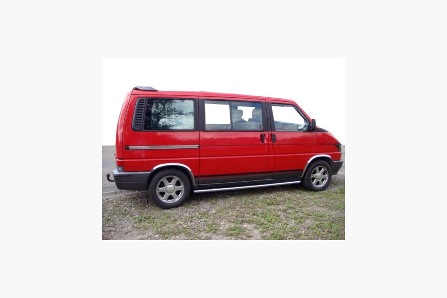Volkswagen T4 Caravelle/Multivan 1990–2003 RVS wielkastlijsten (set van 4 stuks) Image