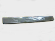 Fiat Doblo I 2005–2010 RVS achterbumperbeschermer Carmos foto 1
