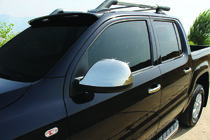 Volkswagen Amarok 2010–2022 RVS spiegelkappen (2 stuks) foto 1