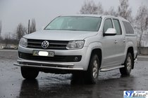 Volkswagen Amarok 2010–2022 Frontbeschermbeugel ST018-2 (RVS) foto 3