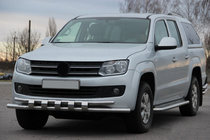 Volkswagen Amarok 2010–2022 Voorbeschermbeugel ST015 (RVS) foto 1