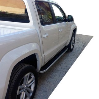 Side steps Tayga Grey (set van 2, aluminium) Volkswagen Amarok 2010–2022 foto 1