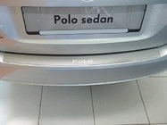 Volkswagen Polo 2010–2017 Nataniko RVS achterbumper beschermlijst 2009-2014, hatchback foto 1