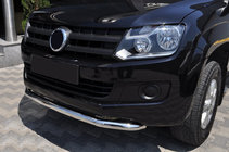 Volkswagen Amarok 2010–2022 Voorbumperbescherming ST008 (RVS) foto 1