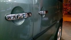 Volkswagen Caddy 2010–2015 RVS deurgreep covers Set van 4 stuks. OmsaLine - Italiaans roestvrij staal foto 5
