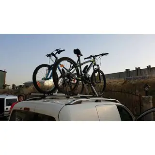 Fietsdrager voor dakdragers (op dwarsbalken) foto 2