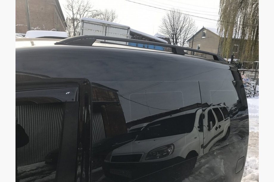 Volkswagen Caddy 2015–2020 Dakrails Skyport BLACK Foto 3