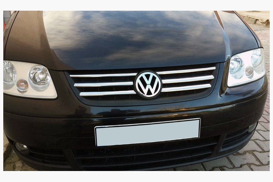 Volkswagen Caddy 2004–2010 Grille sierlijsten Life (6 stuks, RVS) Image