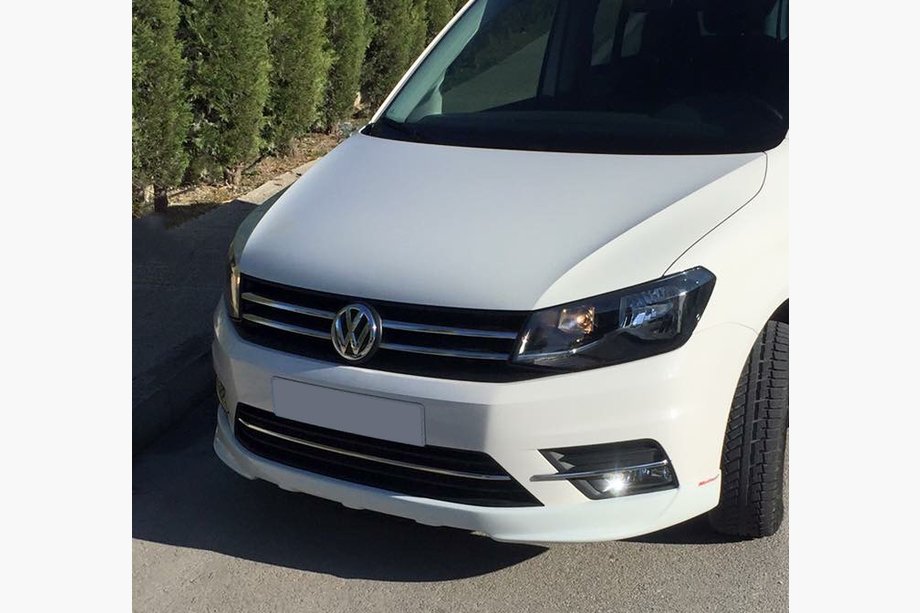 Volkswagen Caddy 2015–2020 Voorbumperlip (spuitklaar) Image