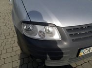 Volkswagen Caddy 2004–2010 Koplampwimpers (zwart) foto 9