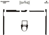 Volkswagen Caddy 2010–2015 Dashboard sierlijsten (aanvulling) Aluminium foto 5