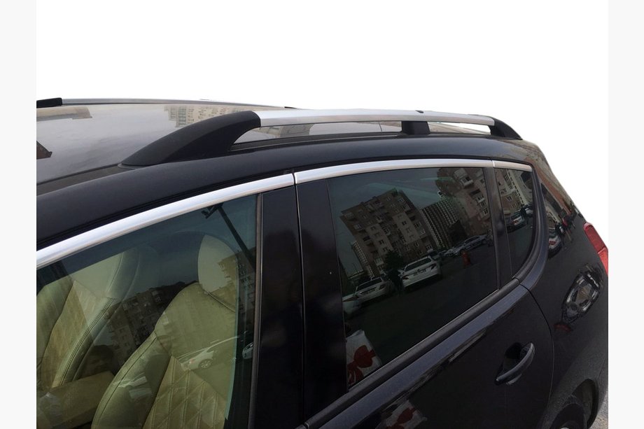 Peugeot 3008 2008–2016 Dakrails chroom (kunststof bevestiging) Image