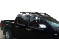 Toyota Hilux 2006–2015 Dakrails met dwarsbalken (2 stuks, chroom) foto 3