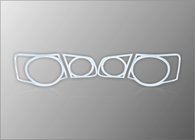 Volkswagen Jetta 2006–2011 Achterlichtcovers (2 stuks, kunststof) foto 1