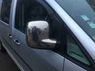 Volkswagen Caddy 2010–2015 Chrom spiegelkappen (2 stuks) Gepolijst roestvrij staal foto 4