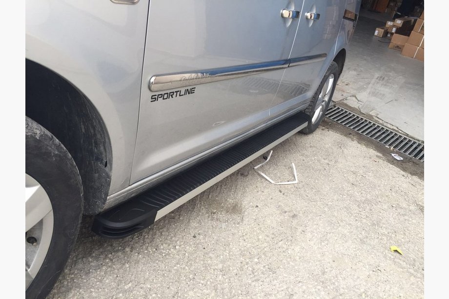 Volkswagen Caddy 2010–2015 Deurstrip (set van 4, RVS) Image