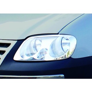 RVS koplamp sierlijsten (set 2 stuks) Volkswagen Caddy 2004–2010 foto 4