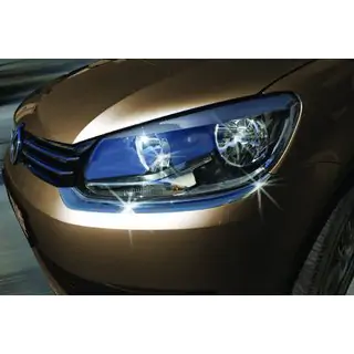 RVS koplamp sierlijsten (set van 2) Volkswagen Caddy 2010–2015 foto 1