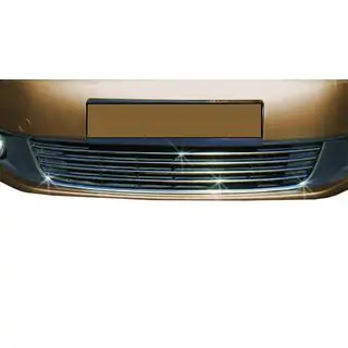 Voorbumper sierlijsten Comfort (5-delig, RVS) Volkswagen Caddy 2010–2015 foto 1