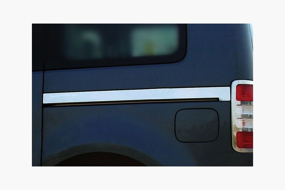 Volkswagen Caddy 2004–2010 Chromen sierlijsten voor schuifdeur (Maxi, 2 stuks) Image