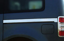 Volkswagen Caddy 2004–2010 Chromen sierlijsten voor schuifdeur (Maxi, 2 stuks) foto 1