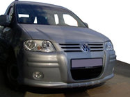 Volkswagen Caddy 2004–2010 Voorbumper (bumpercover, spuitklaar) foto 2