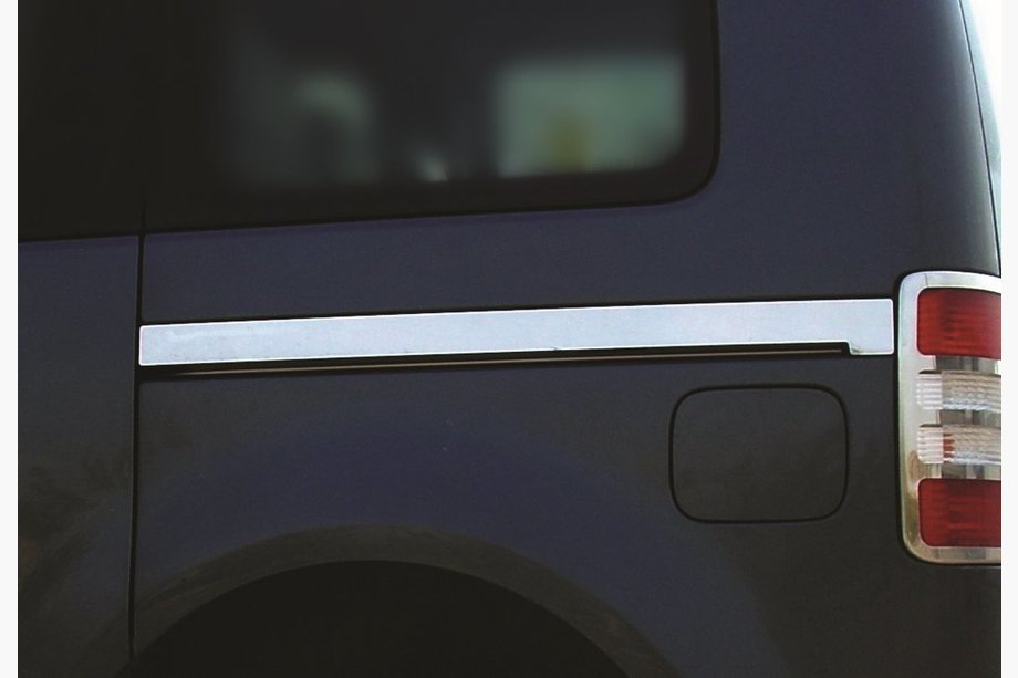 Volkswagen Caddy 2010–2015 Schuifdeur sierlijst (2 stuks, RVS) Image