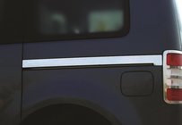 Volkswagen Caddy 2010–2015 Schuifdeur sierlijst (2 stuks, RVS) foto 1