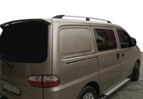 Hyundai H200, H1, Starex 1998–2007 Chroom dakrails Metalen montagevoeten foto 1