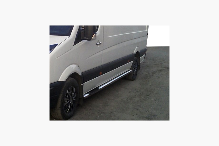 Nissan Interstar 2002–2010 Sidebars (2 stuks, RVS) Image