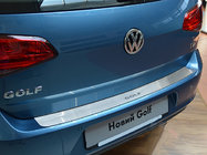 Volkswagen Golf 7/E-Golf 2012–2020 Nataniko RVS achterbumper beschermlijst Hatchback foto 1