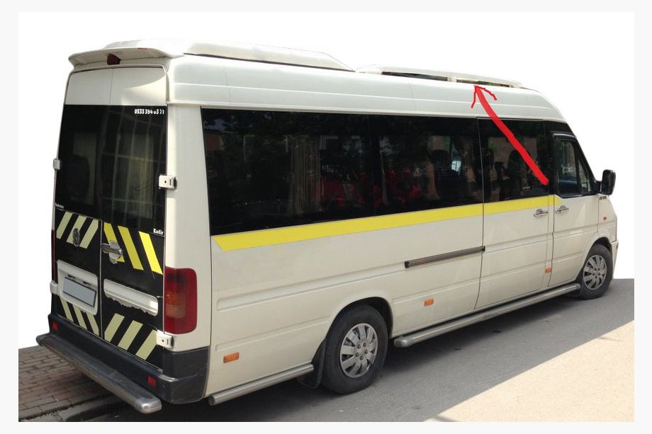 Mercedes Sprinter W901/902/903/904/905 1995–2006 Dakrails (spuitklaar, 2 st.) Image