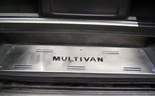 Volkswagen T5 Multivan 2003–2010 RVS interieur instaplijsten (OmsaLine) 4-deurs, OmsaLine - Italiaans roestvrij staal foto 3