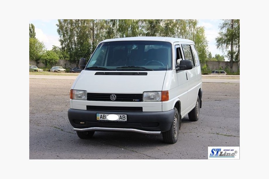 Volkswagen T4 Transporter 1990–2003 Onderste enkele golf ST007 (RVS) 60 mm Foto 2