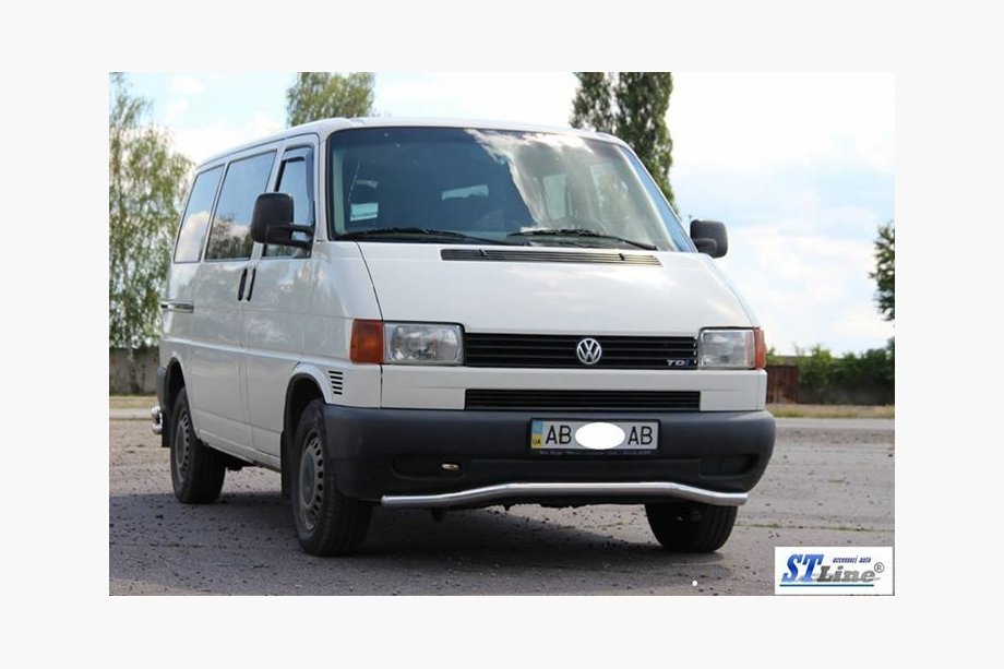 Volkswagen T4 Transporter 1990–2003 Onderste enkele golf ST007 (RVS) 60 mm Foto 3