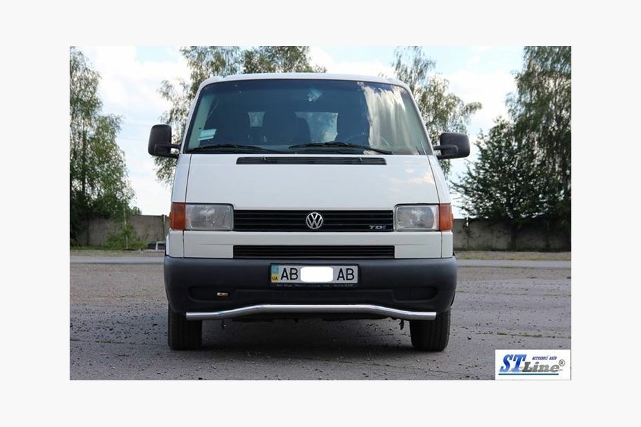 Volkswagen T4 Transporter 1990–2003 Onderste enkele golf ST007 (RVS) 60 mm Foto 4