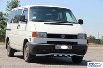 Volkswagen T4 Caravelle/Multivan 1990–2003 Frontbescherming met grille ST010 (RVS) 60 mm foto 4