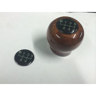 Houten pookknop foto 1