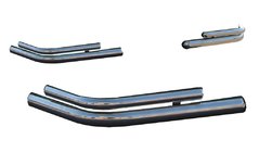 Toyota Rav 4 2001–2005 Achterste dubbele hoekbeschermers AK003-double (2 st., RVS) foto 1