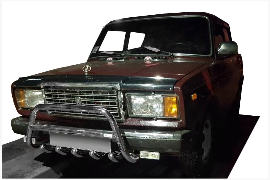 ВАЗ 2107 1982–2012 Bullbar WT003 (42 mm, RVS) Image