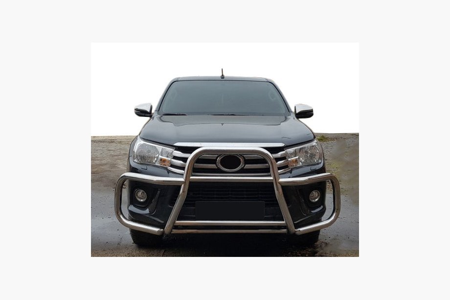 Toyota Hilux 2015– Voorbeschermbeugel F1-58 (RVS) Foto 1