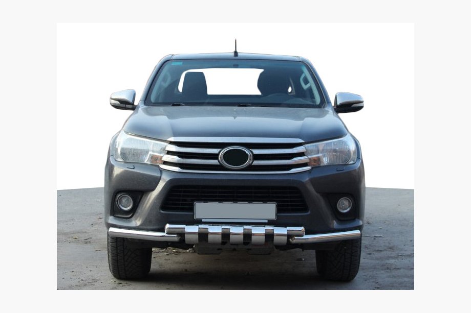 Toyota Hilux 2015– Frontbescherming F3-34 (RVS) Image