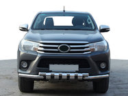 Toyota Hilux 2015– Frontbescherming F3-34 (RVS) foto 1