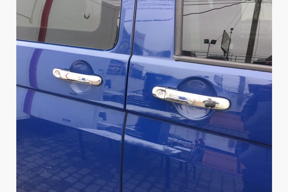 Volkswagen T5 Transporter 2003–2010 RVS deurgreep covers Set van 3 stuks. OmsaLine - Italiaans roestvrij staal Image