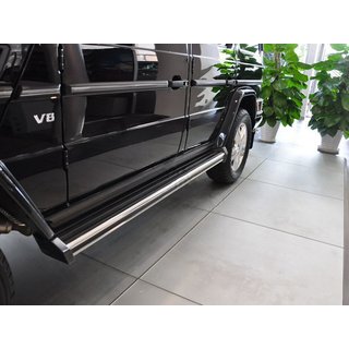 OEM side steps (2 stuks, aluminium) Mercedes G-klasse W463 1990–2018 foto 4