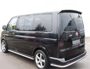 Volkswagen T5 2010–2015 Achterbeschermbeugel hoekmodel AK005 (RVS) foto 2