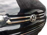 Volkswagen T5 2010–2015 Gescheiden grille-afdekstrips (Carmos, 4 stuks, RVS) foto 1