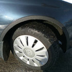 Volkswagen Jetta 2011–2018 Wielkastverbreders (set van 4, zwart) foto 1