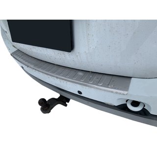 Achterbumper beschermplaat Carmos V1 met omgezette rand (RVS)